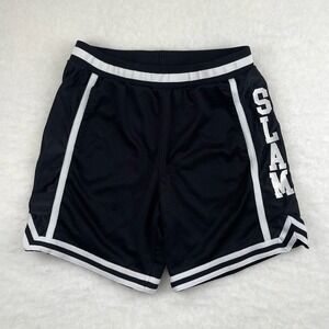 Slam Black Mesh Shorts Men's Large Basketball Athletic Shorts